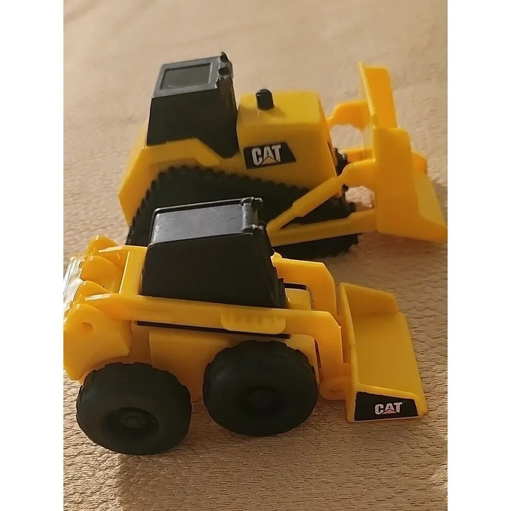 Toy CAT  Bulldozer and Skid Steer Set